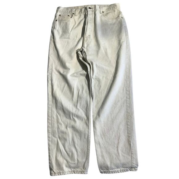 Hunt Club Light Beige Jeans Men’s 38W 32L - Wide Leg, Casual, Vintage-Inspired - Picture 1 of 9